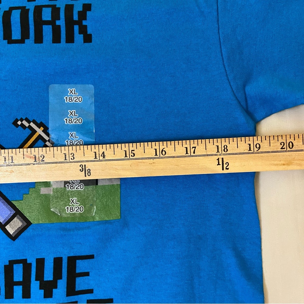 Minecraft “I Lost My Homework in a Cave Somewhere” NWT sz Boys XL - Picture 5 of 10